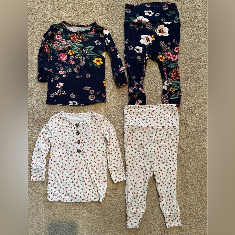 Lou Lou & Company top & bottom 6-12M sets - only worn once for photos